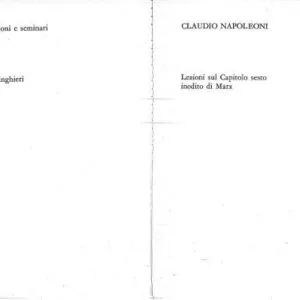 خرید و دانلود نسخه کامل کتاب Lezioni sul capitolo sesto inedito di Marx