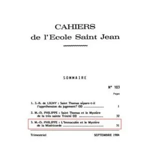 خرید و دانلود نسخه کامل کتاب L’Immaculée et le Mystère de la Miséricorde