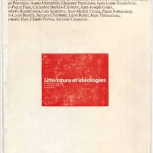 خرید و دانلود نسخه کامل کتاب Littérature et idéologies (Colloque de Cluny II, 2, 3, 4 avril 1970)