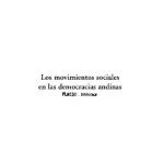 خرید و دانلود نسخه کامل کتاب Los movimientos sociales en las democracias andinas
