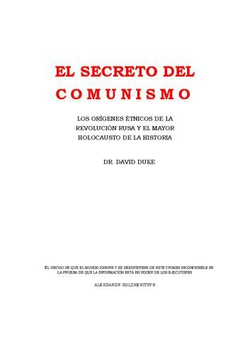 خرید و دانلود نسخه کامل کتاب Los Secretos del Comunismo: los orígenes étnicos de la Revolución Rusa y el mayor holocausto de la historia_68e6cf04b4cd7.jpeg خرید و دانلود نسخه کامل کتاب Los Secretos del Comunismo: los orígenes étnicos de la Revolución Rusa y el mayor holocausto de la historia