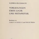 خرید و دانلود نسخه کامل کتاب Ludwig Feuerbach: Vorlesungen über Logik und Metaphysik