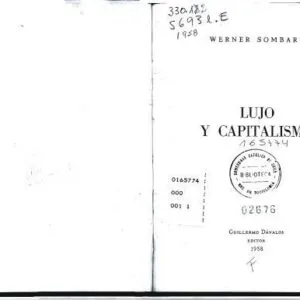 خرید و دانلود نسخه کامل کتاب Lujo y capitalismo