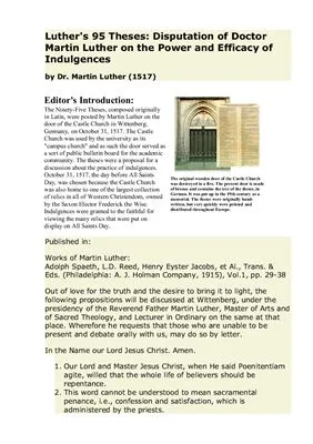 خرید و دانلود نسخه کامل کتاب Luther’s 95 Theses: Disputation of Doctor Martin Luther on the Power and Efficacy of Indulgences_68e20e8598ed7.jpeg خرید و دانلود نسخه کامل کتاب Luther’s 95 Theses: Disputation of Doctor Martin Luther on the Power and Efficacy of Indulgences