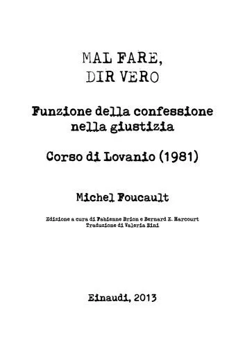 خرید و دانلود نسخه کامل کتاب Mal fare, dir vero. Funzione della confessione nella giustizia. Corso di Lovanio (1981)_69068a3950f80.jpeg خرید و دانلود نسخه کامل کتاب Mal fare, dir vero. Funzione della confessione nella giustizia. Corso di Lovanio (1981)