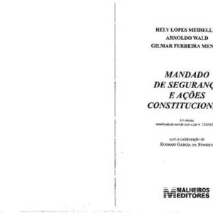 خرید و دانلود نسخه کامل کتاب Mandado de Segurança e Ações Constitucionais
