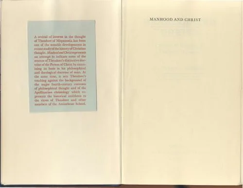خرید و دانلود نسخه کامل کتاب Manhood and Christ: A Study in the Christology of Theodore of Mopsuestia_68e03018cf5d0.jpeg خرید و دانلود نسخه کامل کتاب Manhood and Christ: A Study in the Christology of Theodore of Mopsuestia