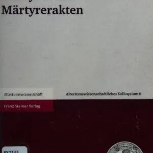 خرید و دانلود نسخه کامل کتاب Märtyrer und Märtyrerakten