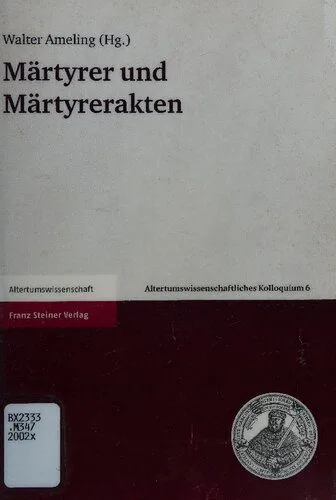 خرید و دانلود نسخه کامل کتاب Märtyrer und Märtyrerakten_68cd41bfe195f.jpeg خرید و دانلود نسخه کامل کتاب Märtyrer und Märtyrerakten