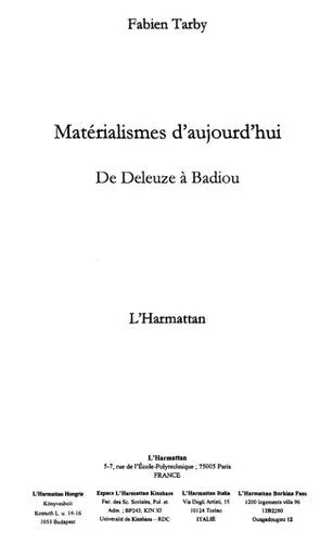 خرید و دانلود نسخه کامل کتاب Matérialismes d’aujourd’hui: de Deleuze à Badiou_68fb78a54f259.jpeg خرید و دانلود نسخه کامل کتاب Matérialismes d’aujourd’hui: de Deleuze à Badiou