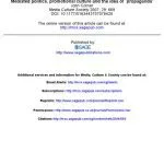 خرید و دانلود نسخه کامل کتاب Mediated politics, promotional culture and the idea of ‘propaganda
