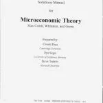 خرید و دانلود نسخه کامل کتاب Microeconomic Theory – – Solutions Manual for Mas-Colell