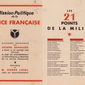 خرید و دانلود نسخه کامل کتاب Mission politique de la Milice française