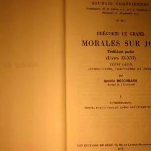 خرید و دانلود نسخه کامل کتاب Morales sur Job, Livres XI-XIV