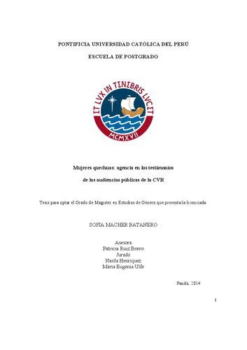 خرید و دانلود نسخه کامل کتاب Mujeres quechuas: agencia en los testimonios de las audiencias públicas de la CVR (Comisión de la Verdad y Reconciliación)_68f819d21b60b.jpeg خرید و دانلود نسخه کامل کتاب Mujeres quechuas: agencia en los testimonios de las audiencias públicas de la CVR (Comisión de la Verdad y Reconciliación)