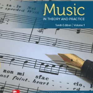 خرید و دانلود نسخه کامل کتاب 
Music in Theory and Practice Volume 1 10th Edition by Bruce Benward, Marilyn Saker