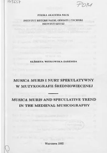 خرید و دانلود نسخه کامل کتاب Musica muris i nurt spekulatywny w muzykografii średniowiecznej_68fce022e1146.jpeg خرید و دانلود نسخه کامل کتاب Musica muris i nurt spekulatywny w muzykografii średniowiecznej