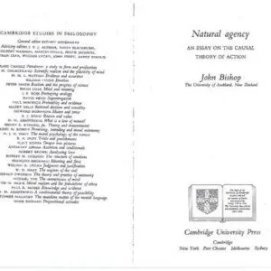 خرید و دانلود نسخه کامل کتاب Natural agency : an essay on the causal theory of action