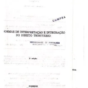 خرید و دانلود نسخه کامل کتاب Normas de Interpretação e Integração do Direito Tributário