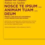 خرید و دانلود نسخه کامل کتاب Nosce te ipsum … animam tuam … Deum: Predigt 3 des Basilius Caesariensis in der Übersetzung des Rufinus