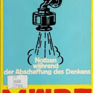 خرید و دانلود نسخه کامل کتاب Notizen während der Abschaffung des Denkens