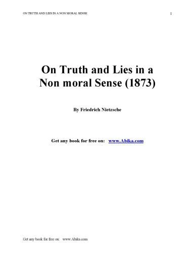 خرید و دانلود نسخه کامل کتاب On Truth And Lies In A Non Moral Sense_68fc64f5a8707.jpeg خرید و دانلود نسخه کامل کتاب On Truth And Lies In A Non Moral Sense
