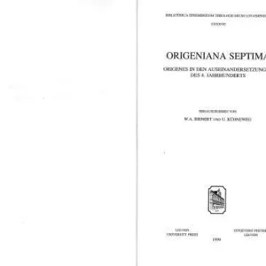 خرید و دانلود نسخه کامل کتاب Origeniana Septima. Origenes in den Auseinandersetzungen des 4. Jahrhunderts