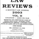 خرید و دانلود نسخه کامل کتاب Orissa Law Reviews 2003 Vol-2, Odisha Law Reviews, OLR