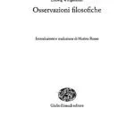خرید و دانلود نسخه کامل کتاب Osservazioni filosofiche