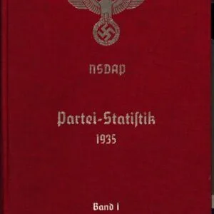 خرید و دانلود نسخه کامل کتاب Partei-Statistik 1935. Band I