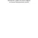 خرید و دانلود نسخه کامل کتاب Participación y políticas de mujeres indígenas en contextos latinoamericanos recientes