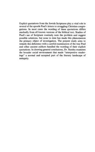 خرید و دانلود نسخه کامل کتاب Paul and the Language of Scripture: Citation Technique in the Pauline Epistles and Contemporary Literature_68dfd0de517e0.jpeg خرید و دانلود نسخه کامل کتاب Paul and the Language of Scripture: Citation Technique in the Pauline Epistles and Contemporary Literature