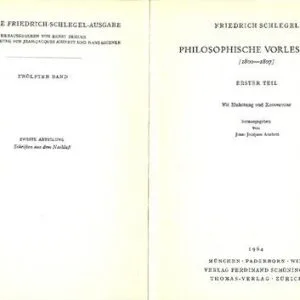 خرید و دانلود نسخه کامل کتاب Philosophische Vorlesungen (1800-1807)