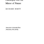 خرید و دانلود نسخه کامل کتاب Philosophy and the mirror of nature