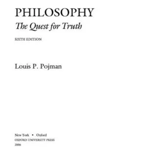 خرید و دانلود نسخه کامل کتاب Philosophy: The Quest for Truth