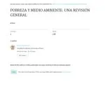 خرید و دانلود نسخه کامل کتاب Pobreza y Ambiente: Una revisión general