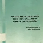 خرید و دانلود نسخه کامل کتاب Política social en el Perú 1990-1994: una agenda para la investigación