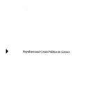 خرید و دانلود نسخه کامل کتاب Populism and Crisis Politics in Greece