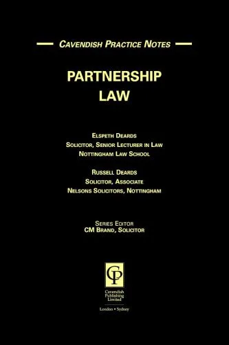 خرید و دانلود نسخه کامل کتاب Practice Notes on Partnership Law (Practice Notes)_691ac753703e9.jpeg خرید و دانلود نسخه کامل کتاب Practice Notes on Partnership Law (Practice Notes)