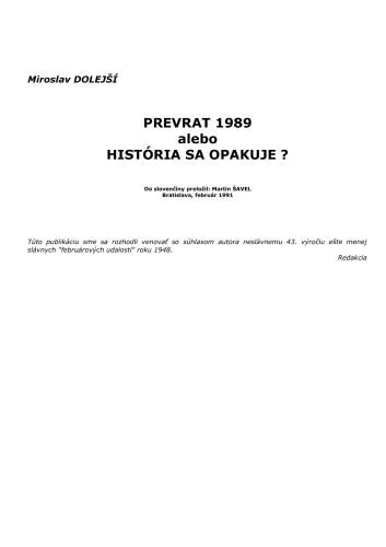خرید و دانلود نسخه کامل کتاب Prevrat 1989 alebo Historia sa opakuje?_68e912da3e375.jpeg خرید و دانلود نسخه کامل کتاب Prevrat 1989 alebo Historia sa opakuje?