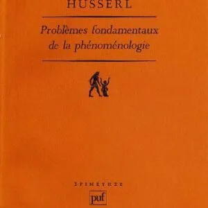 خرید و دانلود نسخه کامل کتاب Problèmes fondamentaux de la phénoménologie