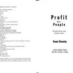 خرید و دانلود نسخه کامل کتاب Profit over people: neoliberalism and the global order