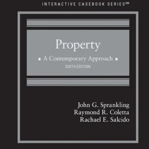 خرید و دانلود نسخه کامل کتاب 
Property A Contemporary Approach 6th Edition سورنا بوک