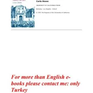 خرید و دانلود نسخه کامل کتاب Publishing and Cultural Politics in Revolutionary Paris