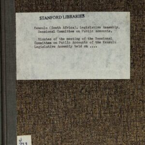 خرید و دانلود نسخه کامل کتاب Report of the Sessional Committee on the Accounts of the Kwazulu government for the financial year 1980/81