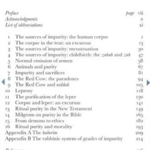 خرید و دانلود نسخه کامل کتاب Ritual and Morality: The Ritual Purity System and its Place in Judaism