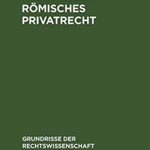 خرید و دانلود نسخه کامل کتاب Römisches Privatrecht