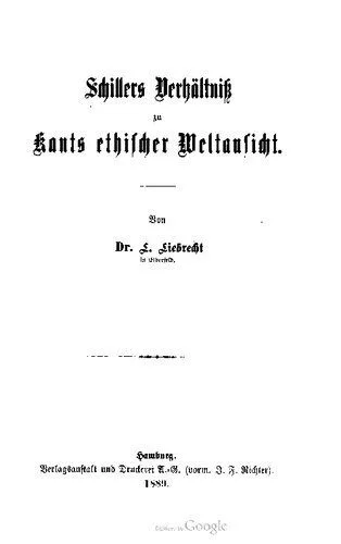خرید و دانلود نسخه کامل کتاب Schillers Verhältnis zu Kants ethischer Weltensicht_68f9c378c0ab1.jpeg خرید و دانلود نسخه کامل کتاب Schillers Verhältnis zu Kants ethischer Weltensicht