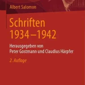 خرید و دانلود نسخه کامل کتاب Schriften 1934 – 1942