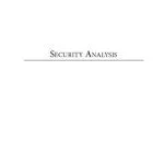 خرید و دانلود نسخه کامل کتاب Security Analysis: Principles and Technique, Second Edition